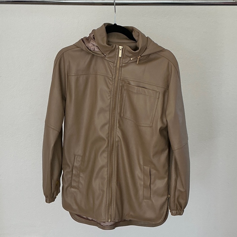 Habitual Tan Hooded Jacket